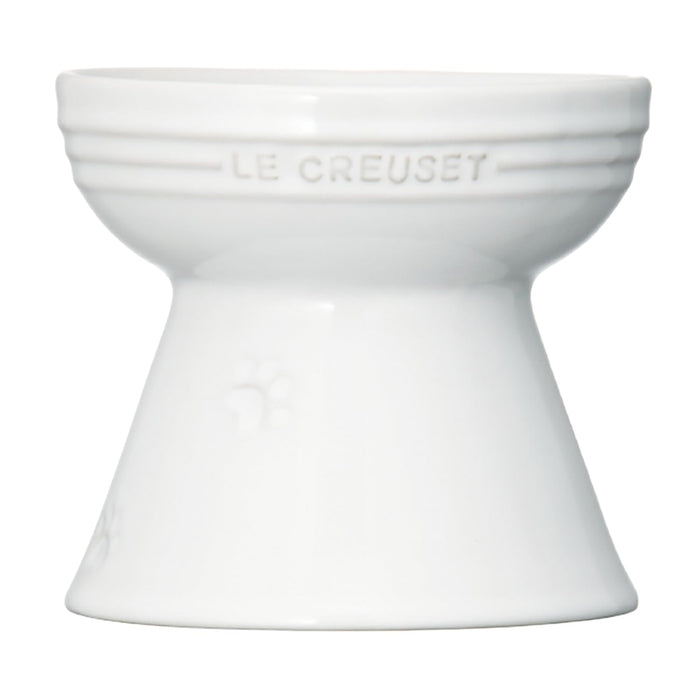 Le Creuset Pet Bowl White Stain-Resistant Microwave-Safe for Dogs Cats-Kiichin - The #1 Place for Japanese Goods in Your Hand!