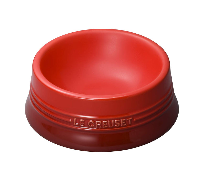 Le Creuset Pet Bowl M Cherry Red Stain Resistant Microwave Safe Japan-Kiichin - The #1 Place for Japanese Goods in Your Hand!