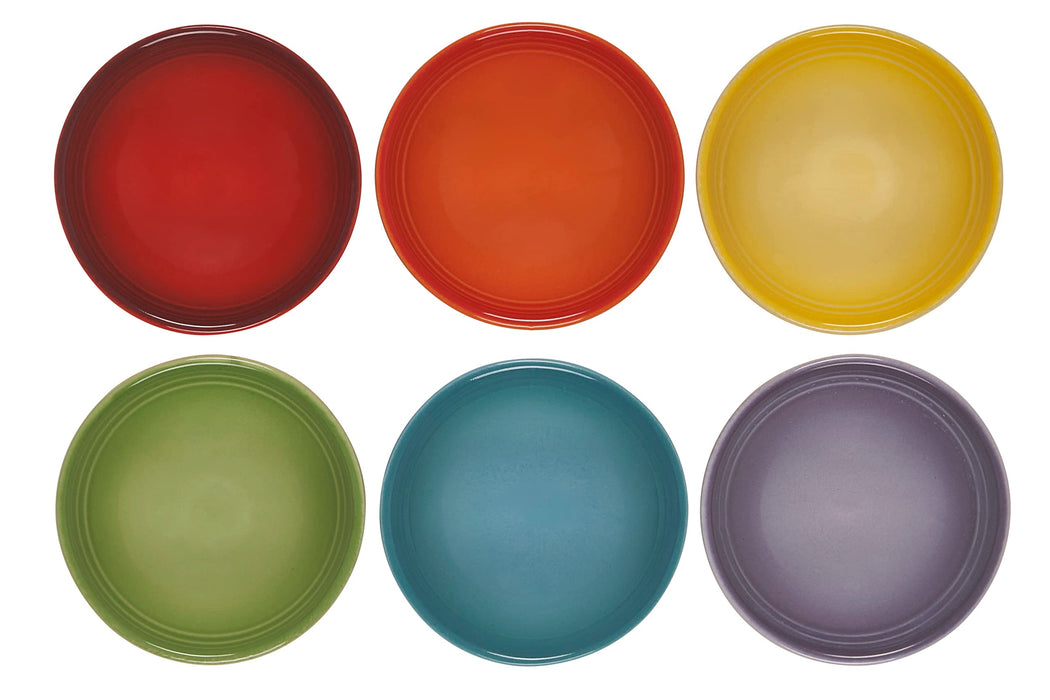 Le Creuset Stoneware Mini Bowls 7cm Rainbow Set of 6 Heat Resistant Safe-Kiichin - The #1 Place for Japanese Goods in Your Hand!
