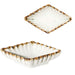 Minoru Pottery White Chrysanthemum Diamond Small Bowl Sabi Design-Kiichin - The #1 Place for Japanese Goods in Your Hand!