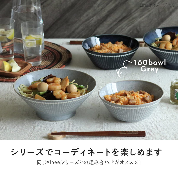 Minoru Pottery Mino Ware Albee Bowl 160 Pack Navy Ceramic Dinnerware-Kiichin - The #1 Place for Japanese Goods in Your Hand!