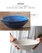 Minoru Pottery Mino Ware Albee Deep Navy Plate 225-Kiichin - The #1 Place for Japanese Goods in Your Hand!