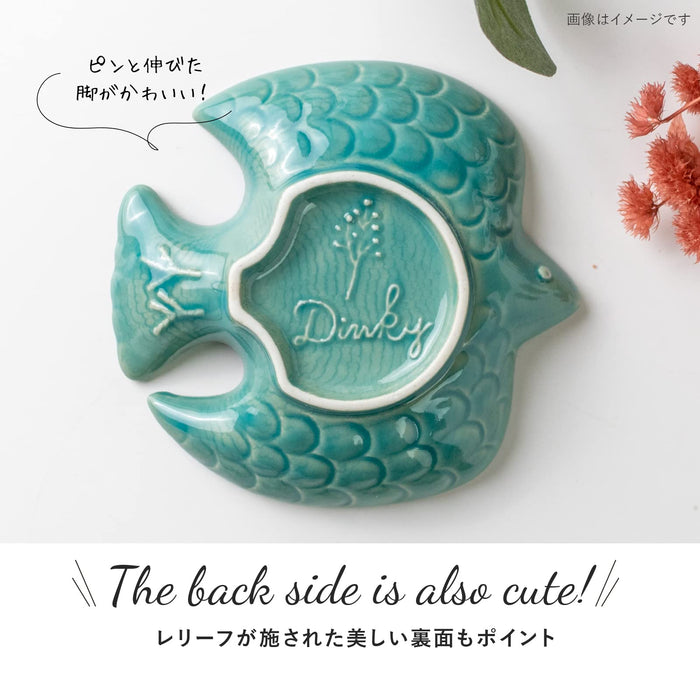 Minoru Pottery Mino Ware Indigo Tri-Shaped 120 Plate Dinky Collection-Kiichin - The #1 Place for Japanese Goods in Your Hand!