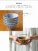 Minoru Pottery Mino Ware Rice Bowl Gray 125ml - Mebole Design-Kiichin - The #1 Place for Japanese Goods in Your Hand!
