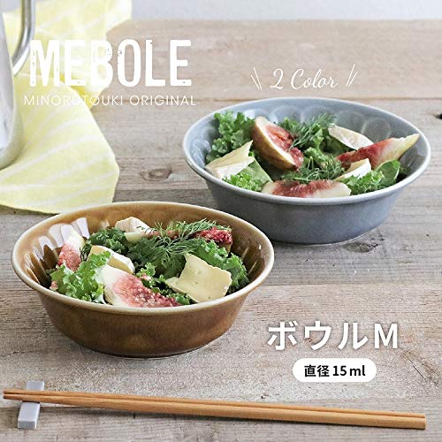 Minoru Pottery Mino Ware Gray Mebole 145 Plate - Elegant Ceramic Dining-Kiichin - The #1 Place for Japanese Goods in Your Hand!