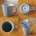 Minoru Pottery Mino Ware Gray Mebole Mug - Elegant Japanese Ceramic Cup-Kiichin - The #1 Place for Japanese Goods in Your Hand!