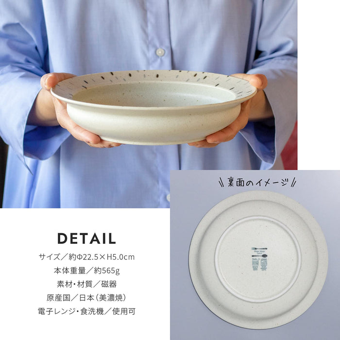 Minoru Touki Awasaka Minoru Pottery 225 Deep Plate Lion Design-Kiichin - The #1 Place for Japanese Goods in Your Hand!
