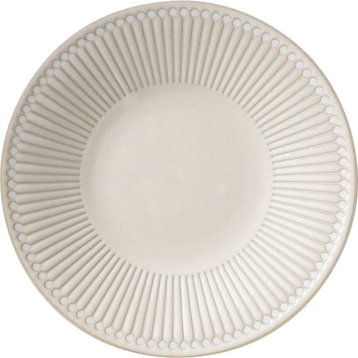 Minoru Pottery Minoyaki Albee 220 Beige Plate Japan Quality Ceramic Dish-Kiichin - The #1 Place for Japanese Goods in Your Hand!