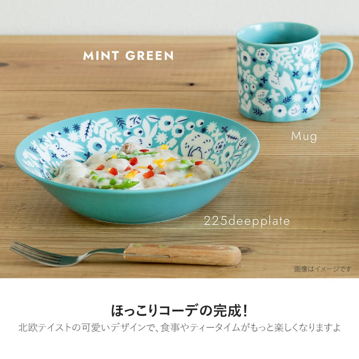 Minoru Pottery Minorutouki Kukka Mint Green 300ml Lightweight Mug-Kiichin - The #1 Place for Japanese Goods in Your Hand!