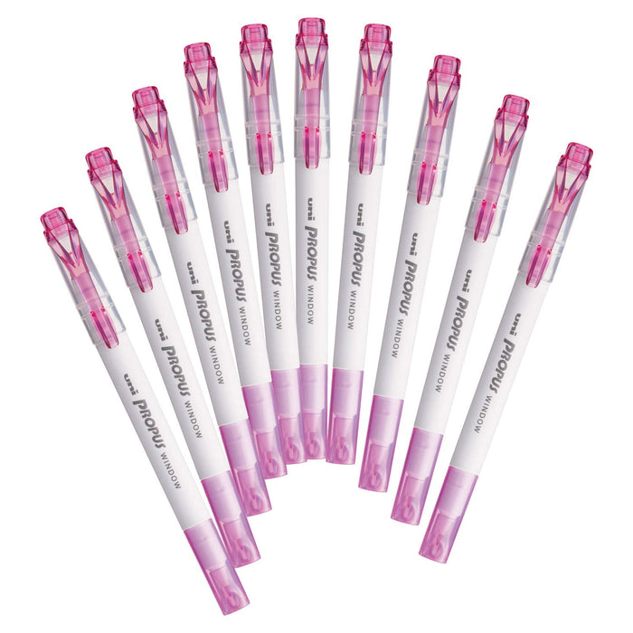 Mitsubishi Pencil Propass Light Pink Color Markers Hako Pus103T.51 Pack of 10-Kiichin - The #1 Place for Japanese Goods in Your Hand!