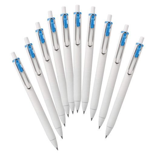 Mitsubishi Pencil Gel Ballpoint Uniball One 0.38 Light Blue 10 Pack-Kiichin - The #1 Place for Japanese Goods in Your Hand!