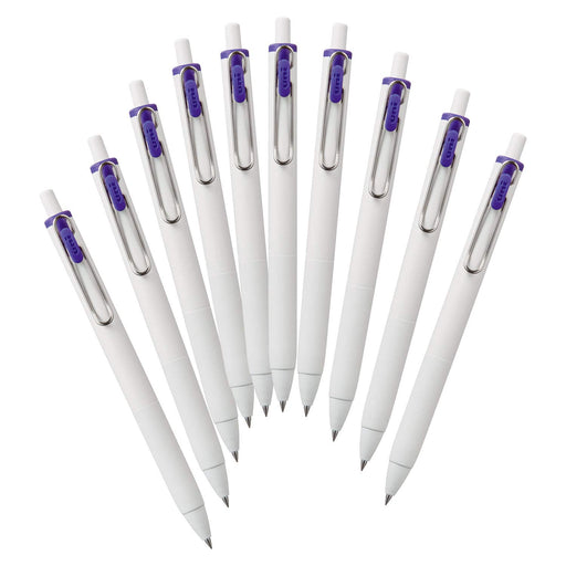 Mitsubishi Pencil Uniball One Gel Ballpoint Pen 0.38 Royal Blue 10 Pieces Pack-Kiichin - The #1 Place for Japanese Goods in Your Hand!