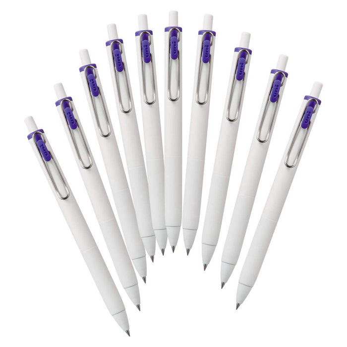 Mitsubishi Pencil Uniball One Gel Ballpoint Pen 0.38 Royal Blue 10 Pieces Pack-Kiichin - The #1 Place for Japanese Goods in Your Hand!