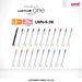 Mitsubishi Pencil Uniball One Gel Ballpoint Pen 0.38 Royal Blue 10 Pieces Pack-Kiichin - The #1 Place for Japanese Goods in Your Hand!