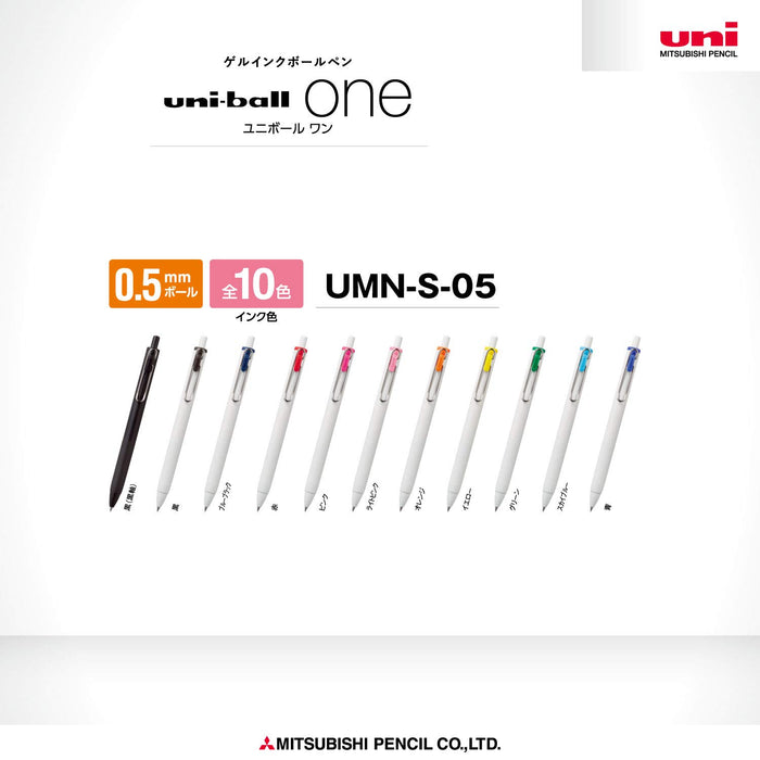 Mitsubishi Pencil Uniball One Gel Ballpoint Pen 0.5mm Pink Pack of 10-Kiichin - The #1 Place for Japanese Goods in Your Hand!