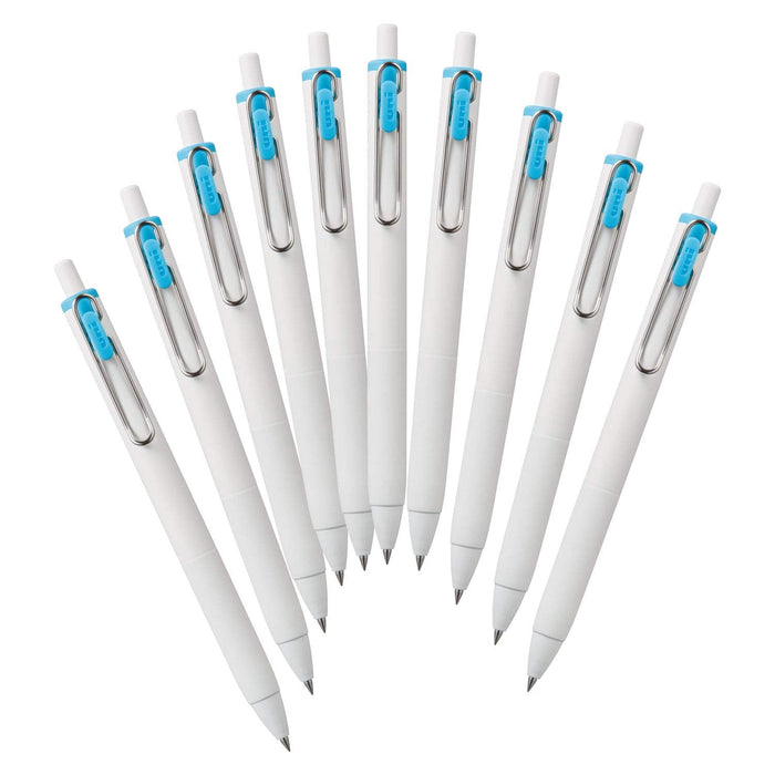 Mitsubishi Pencil Uniball One 0.5 Gel Ballpoint Pen Sky Blue 10 Piece Pack-Kiichin - The #1 Place for Japanese Goods in Your Hand!
