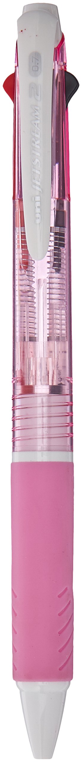 Mitsubishi Pencil Jet Stream Two-Color 0.7mm Ballpoint Pen Pink Black/Red Ink-Kiichin - The #1 Place for Japanese Goods in Your Hand!