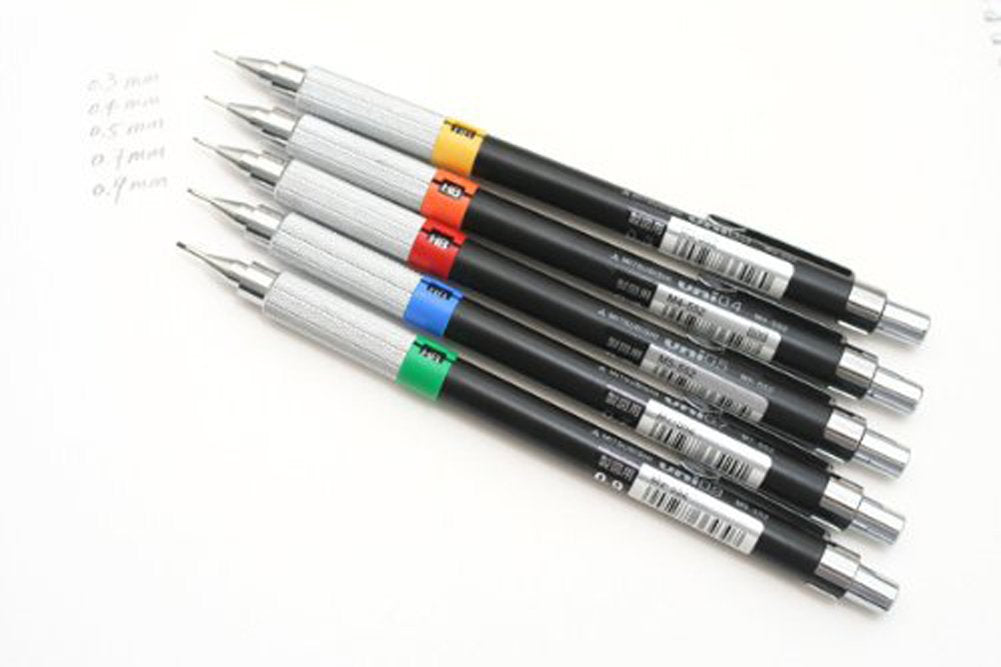 Mitsubishi Pencil M55521P.24 Mechanical Drafting Pencil 0.5mm Black Pack-Kiichin - The #1 Place for Japanese Goods in Your Hand!