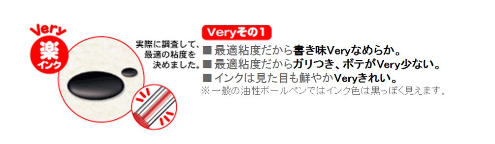 Mitsubishi Pencil Oil-Based Red Ballpoint Pen Berry Raku Knock 0.7 10 Pieces-Kiichin - The #1 Place for Japanese Goods in Your Hand!