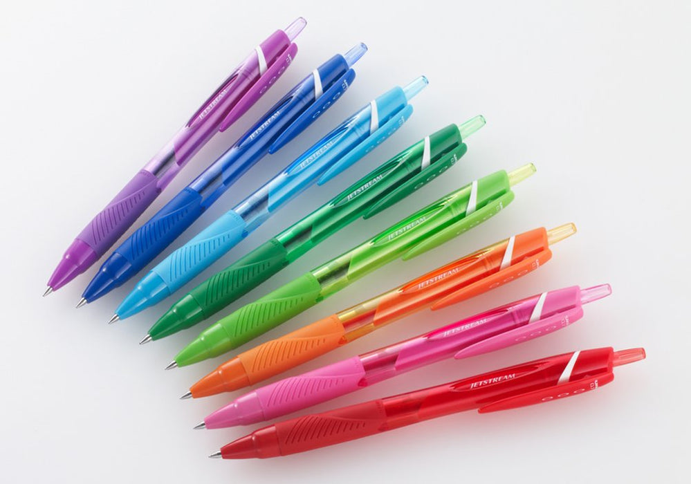 Mitsubishi Pencil Jet Stream Red Ballpoint Pen Oil-Based 0.5mm Easy to Write Pack of 10-Kiichin - The #1 Place for Japanese Goods in Your Hand!