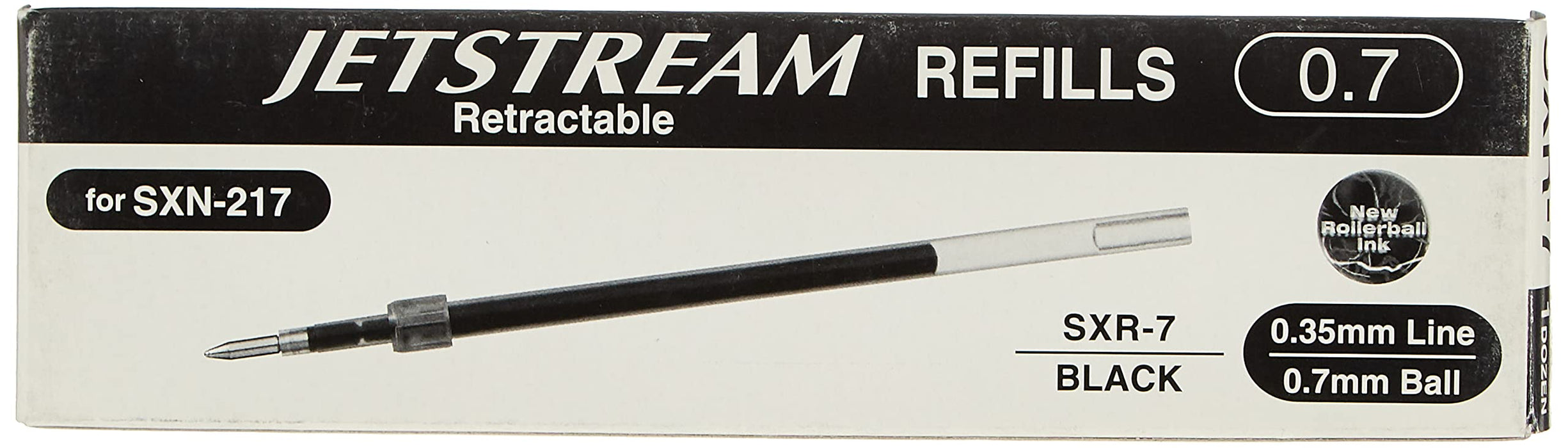 Mitsubishi Pencil Oil-Based Black Ballpoint Pen with SXR-7 Refill - Pack of 24-Kiichin - The #1 Place for Japanese Goods in Your Hand!