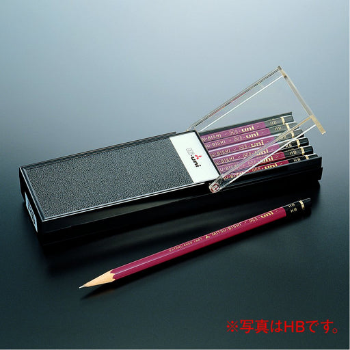 Mitsubishi Pencil High Uni 9B - Pack of 12 Premium Quality Pencils-Kiichin - The #1 Place for Japanese Goods in Your Hand!