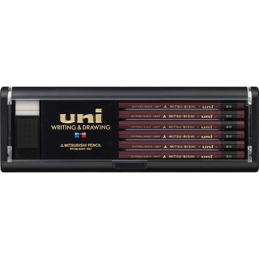 Mitsubishi Pencil Uni 9H Hardness Pack of 12 Premium Quality Pencils-Kiichin - The #1 Place for Japanese Goods in Your Hand!
