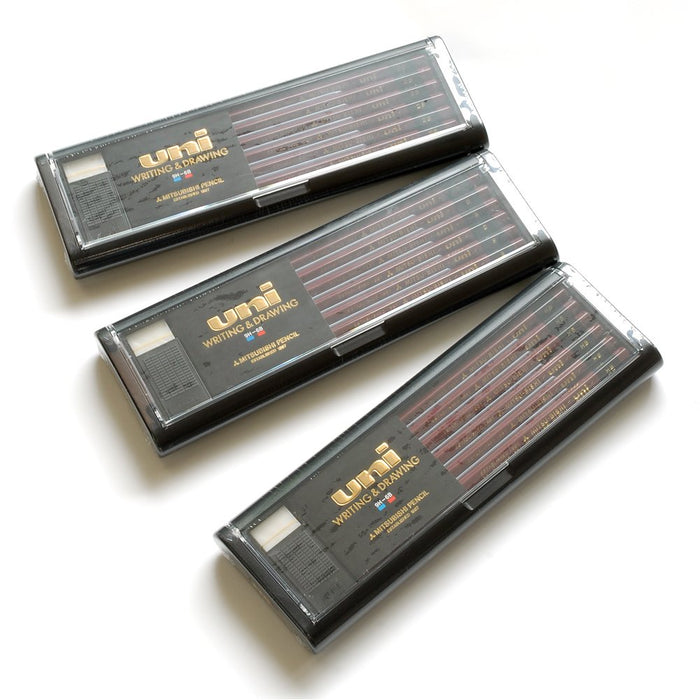 Mitsubishi Pencil Uni 9H Hardness Pack of 12 Premium Quality Pencils-Kiichin - The #1 Place for Japanese Goods in Your Hand!