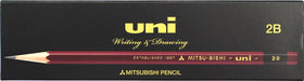 Mitsubishi Pencil Uni-K 2B Pack High-Quality Writing Box of 12 Pencils-Kiichin - The #1 Place for Japanese Goods in Your Hand!
