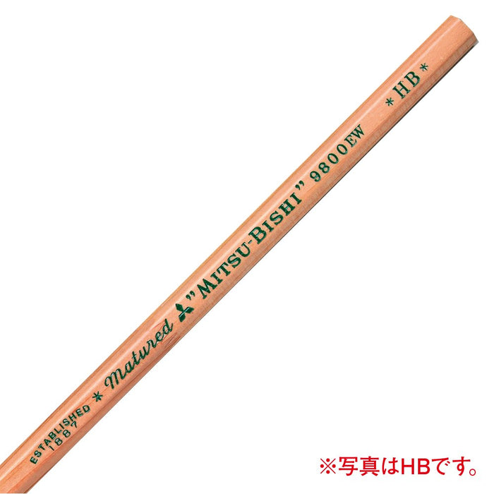 Mitsubishi Pencil Recycled 9800Ew B Eco-Friendly 1 Dozen Pack-Kiichin - The #1 Place for Japanese Goods in Your Hand!