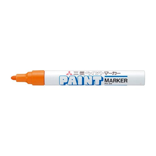 Mitsubishi Pencil Uni Paint Medium Point Round Lead Orange Marker | 1 Pc-Kiichin - The #1 Place for Japanese Goods in Your Hand!