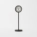 Muji Park Clock Mini Black Mj-Pcmb2 Japan 44275757 55X55X182Mm-Kiichin - The #1 Place for Japanese Goods in Your Hand!
