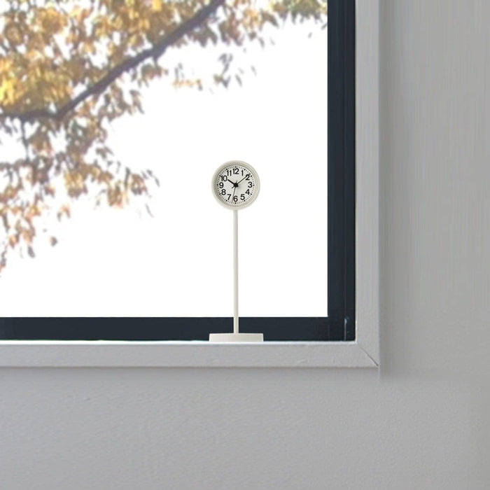 Muji Park Clock Mini Black Mj-Pcmb2 Japan 44275757 55X55X182Mm-Kiichin - The #1 Place for Japanese Goods in Your Hand!