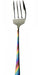 Nagao Niji Service Fork 21.1cm Stainless Steel Multi-Color Japanese Made-Kiichin - The #1 Place for Japanese Goods in Your Hand!