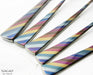 Nagao Niji Service Fork 21.1cm Stainless Steel Multi-Color Japanese Made-Kiichin - The #1 Place for Japanese Goods in Your Hand!