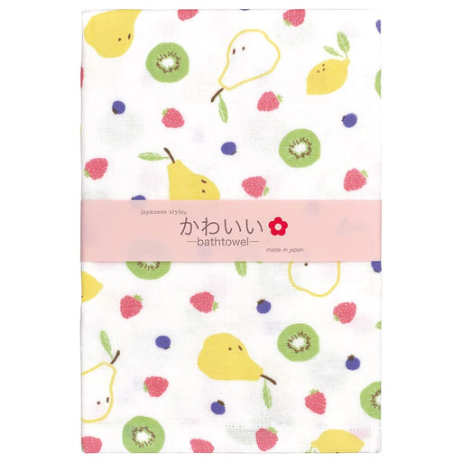 Nissen Chamber of Commerce Nissen Shoko Japanese Fruit Tea Bath Towel JK13717-Kiichin - The #1 Place for Japanese Goods in Your Hand!