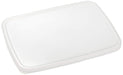 Noda Horo Rectangle Shallow Type M Seal Lid - White Series, Made in Japan-Kiichin - The #1 Place for Japanese Goods in Your Hand!