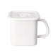 Noda Horo White Storage Container with Airtight Lid & Handle - Made in Japan-Kiichin - The #1 Place for Japanese Goods in Your Hand!