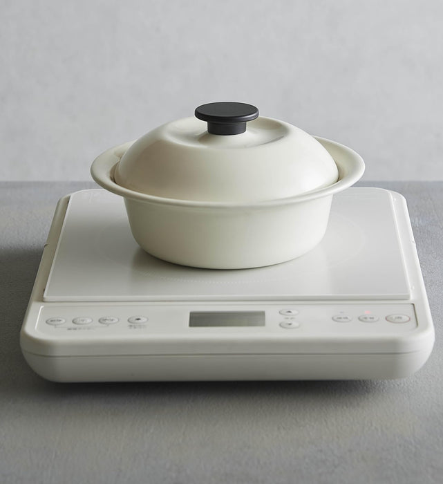 Noda Horo Enamel Heat-Resistant Pot Gas/IH Compatible Large Coconabe Japan