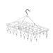 Ohki Works (Ohki) Japan Stainless Steel Hanger DL 00381-4 Silver 59.5x35xH40cm - Tangle-Free-Kiichin - The #1 Place for Japanese Goods in Your Hand!
