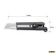 Olfa Non-Slip H-Type Cutting Tool Gray for Precision and Safety-Kiichin - The #1 Place for Japanese Goods in Your Hand!