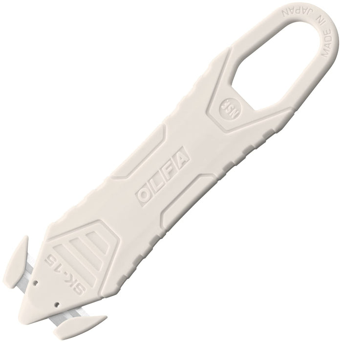 Olfa White Chicorn Unpacking Cutter 10 Pack Single Use Stainless Steel 238Bw-10P-Kiichin - The #1 Place for Japanese Goods in Your Hand!