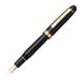Platinum Fountain Pen #3776 Century Medium Point Black in Black - PNB-15000#1-3-Kiichin - The #1 Place for Japanese Goods in Your Hand!