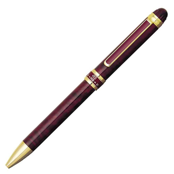 Platinum Fountain Pen Double Action Multifunctional Red Marble MWB-3000RN#70-Kiichin - The #1 Place for Japanese Goods in Your Hand!