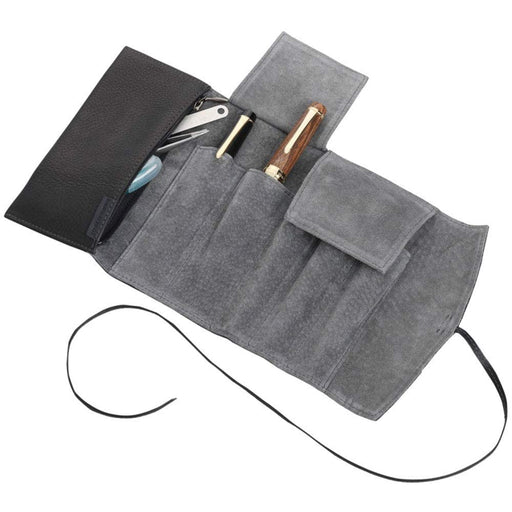 Pilot Pensemble Black Roll Type Zipper Pencil Case PSRF5-01-B-Kiichin - The #1 Place for Japanese Goods in Your Hand!