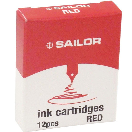 Sailor Fountain Pen with Gentle Red Cartridge Ink 13-0402-130-Kiichin - The #1 Place for Japanese Goods in Your Hand!