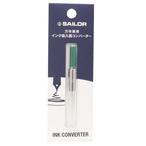 Sailor Fountain Pen with Green Ink Inhaler Converter 14-0506-260 Model-Kiichin - The #1 Place for Japanese Goods in Your Hand!