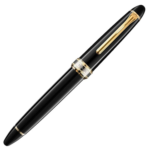 Sailor Fountain Pen - Medium Point 21K Gold Trim Naginata Honed Black GT 10-7121-420-Kiichin - The #1 Place for Japanese Goods in Your Hand!