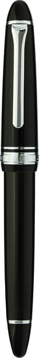 Sailor Fountain Pen Medium Point Black with Silver Trim Casual Profit 11-0571-420-Kiichin - The #1 Place for Japanese Goods in Your Hand!