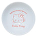 Kanesho Pottery Hello Kitty Blue White Check Tea Rice Bowl 11cm Microwave Safe-Kiichin - The #1 Place for Japanese Goods in Your Hand!